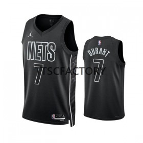 Herren NBA Brooklyn Nets Trikot Kevin Durant 7 Jordan 2022-23 Statement Edition Schwarz Swingman